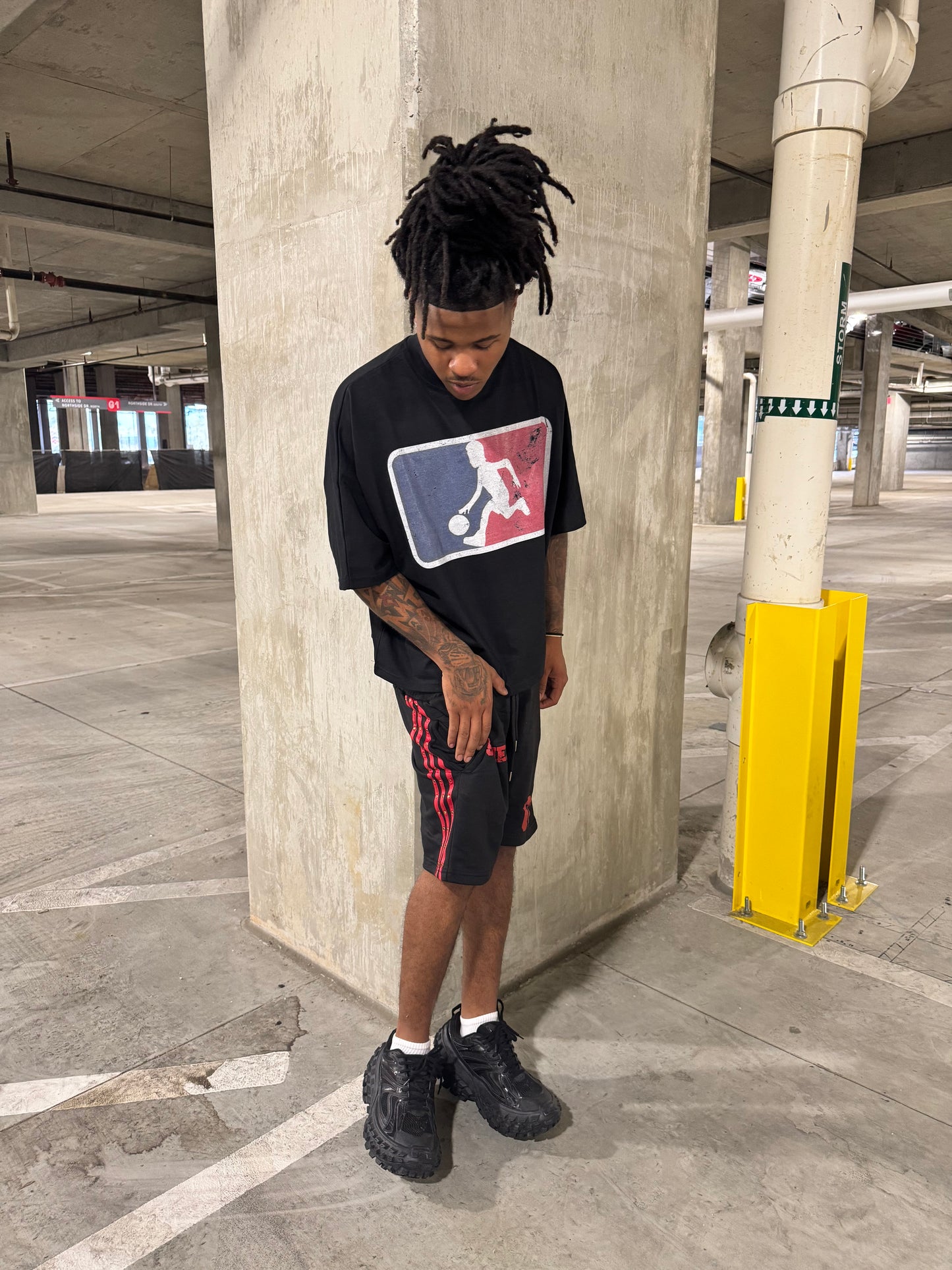 01 Uniform “Bred” Shorts